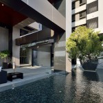 社區(qū)景觀水池完工實(shí)景圖