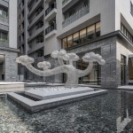 公共藝術(shù)品-雲(yún)與樹 實景圖