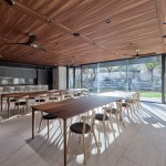 多功能廚藝教室望向內(nèi)中庭    實(shí)景圖