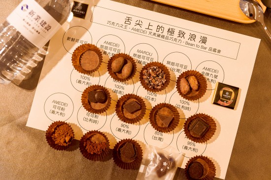 《舌尖上的極致浪漫–精品巧克力 Bean to Bar》活動(dòng)，當(dāng)天品嚐共14款品項(xiàng)，從新鮮可可豆到不同國(guó)度、品種巧克力，讓現(xiàn)場(chǎng)家族們打開(kāi)全新的感官體驗(yàn)。
