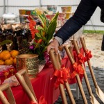 懷抱著感恩於天地的心，新業(yè)建築團隊於2/23良辰吉時，舉行大塊森濤開工典禮。