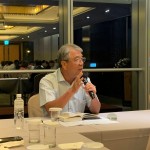 新業(yè)建設(shè)名譽(yù)董事長(zhǎng)－穆椿松先生出席指導(dǎo)，勤勉並感謝所有辛苦的同仁，讓新業(yè)「講究」的職人哲學(xué)，在心裡紮根。