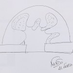 來(lái)自西班牙雕塑家–Nando Alvarez的手稿，輕盈流動(dòng)的圓弧，搭配波浪造型，就像是一座拱橋，串聯(lián)著東西方的文化與共存。