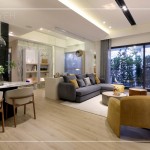 優(yōu)雅的廳房以開放式的動線銜接，寬敞明亮之姿，與家人友人相聚，伴隨溫馨與嬉鬧，融為一景，編織成一幕幕美麗的回憶。