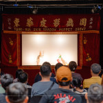 『西遊記-金兜山獨角青?！豢粗鴮O悟空如何對付獨角青牛，救出師父與師弟們，藝師以生動的演繹手法、有趣的口白，圈起在座來賓的目光。