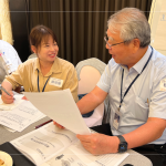 新業(yè)建設(shè)創(chuàng)辦人 穆椿松先生 與各部門主管一同參與，凝聚成長的養(yǎng)分，攜手同行。