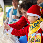 新業(yè)貼心的為上百位路跑住戶準(zhǔn)備經(jīng)典可口的三明治、香蕉及飲品，為揮灑汗水與體力後的家人們補(bǔ)充能量，成為最可靠的後盾。