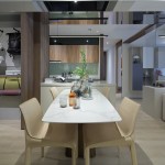 開放式中島結(jié)合餐桌，善用空間的設(shè)計，可以是備料空間，也可以是小朋友書寫玩樂的地方，省時簡約的廚房場域，只為了留給家人更多愛的時間。