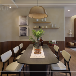 開放式動(dòng)線銜接起優(yōu)雅的室內(nèi)空間，與家人友人相聚，編織成一幕幕美麗的回憶。