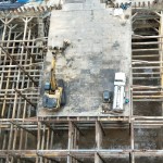 以俯瞰角度，築之細(xì)道地下室的土方開(kāi)挖、整地工程已告完成！