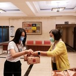 感謝大塊藏硯住戶的蒞臨，客服人員與住戶間暖心的問候，揭開說明會序幕。