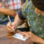 寫下活動的心得點滴，「手寫的文字」總讓人備感窩心，將今日這份舒心的感受化為文字，細(xì)細(xì)品味。