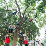 令人興奮、緊張、雀躍地攀樹體驗(yàn)課，藉由相機(jī)記錄下這難忘的一瞬。