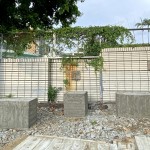 灌漿之後的雛形，彷彿為街道家具填滿靈魂，就只差外型的佈置及修飾了！