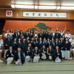 入境隨俗換上勝浦溫泉的浴衣，披上藏青色的外掛，滿滿的大和氣息。感謝勝浦浦島飯店特別準備的迎賓大鼓秀！