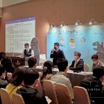 新業(yè)建設 邱正光 副總(圖中)代表致詞，歡迎並感謝抽空參與的每一位家族夥伴。