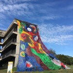 臺灣藝術家－阿信˙沙華克將寶特瓶回收、抽絲再製作為媒材，獨特而鮮豔的色塊，象徵著對阿美族人、部落環(huán)境，以及對太平洋深而又深的依賴。