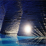      仿作筏子溪河濱景觀，依山形水隨臺中地型等高線而越來越高，呈現(xiàn)不同的層次。