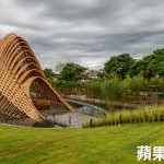 「竹跡」位在豐原展區(qū)第4區(qū)（葫蘆墩親水公園），佔(zhàn)地1388平方米。業(yè)者提供