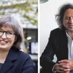 1991年創(chuàng)辦MVRDV的Nathalie de Vries（左）與伊朗裔哈佛設(shè)計(jì)學(xué)院院長(zhǎng)Mohsen Mostafavi是2018WAF評(píng)委。圖／MVRDV、Harvard，瘋設(shè)計(jì)合成