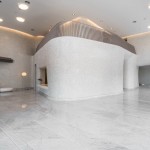 打破框架，平凡的柱子亦能做出行雲(yún)流水般之曲面－新業(yè)觀峰 完工實(shí)景圖。