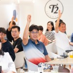 住戶自身是文字工作者，於活動(dòng)尾聲回饋?zhàn)约阂恢倍际窃趯?xiě)別人的故事，期望有一天也可以成為有故事的人，老師就是她心目中的典範(fàn)。