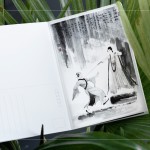 以水墨繪製金庸著作中的經(jīng)典場景，作為伴手禮致贈新業(yè)住戶，作為一份記憶的延續(xù)。